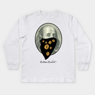 Bitcoin Bandit Kids Long Sleeve T-Shirt